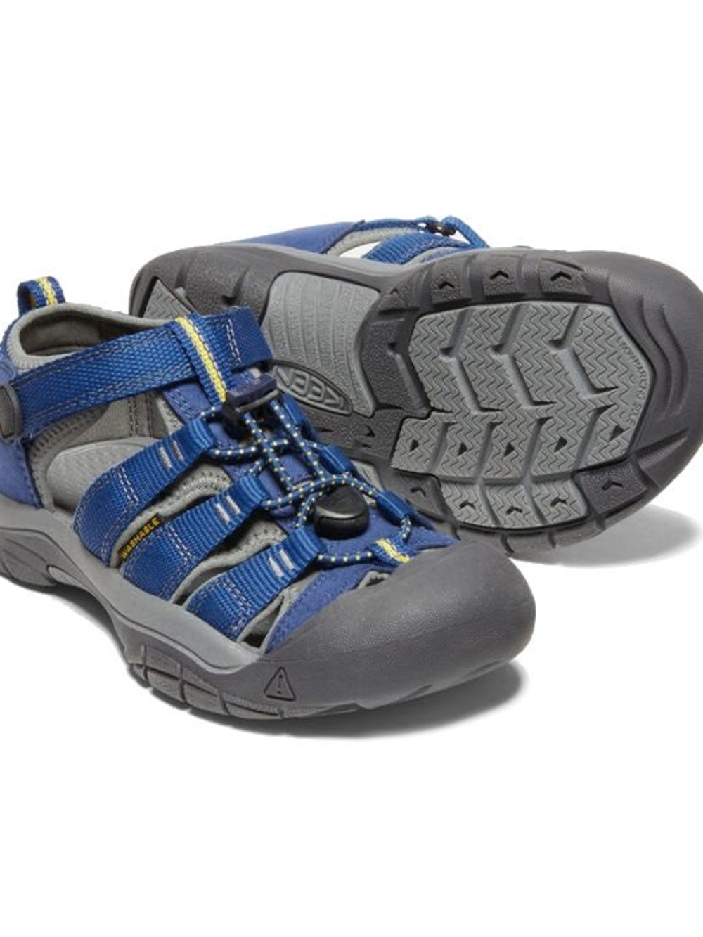 Keen Kids Blue and Gray Closed-Toe Trail Water Sandal